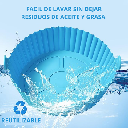Silicook Air Trays™ Protege tu freidora y cocina más limpio con silicona reutilizable de grado alimenticio.( 6 piezas )