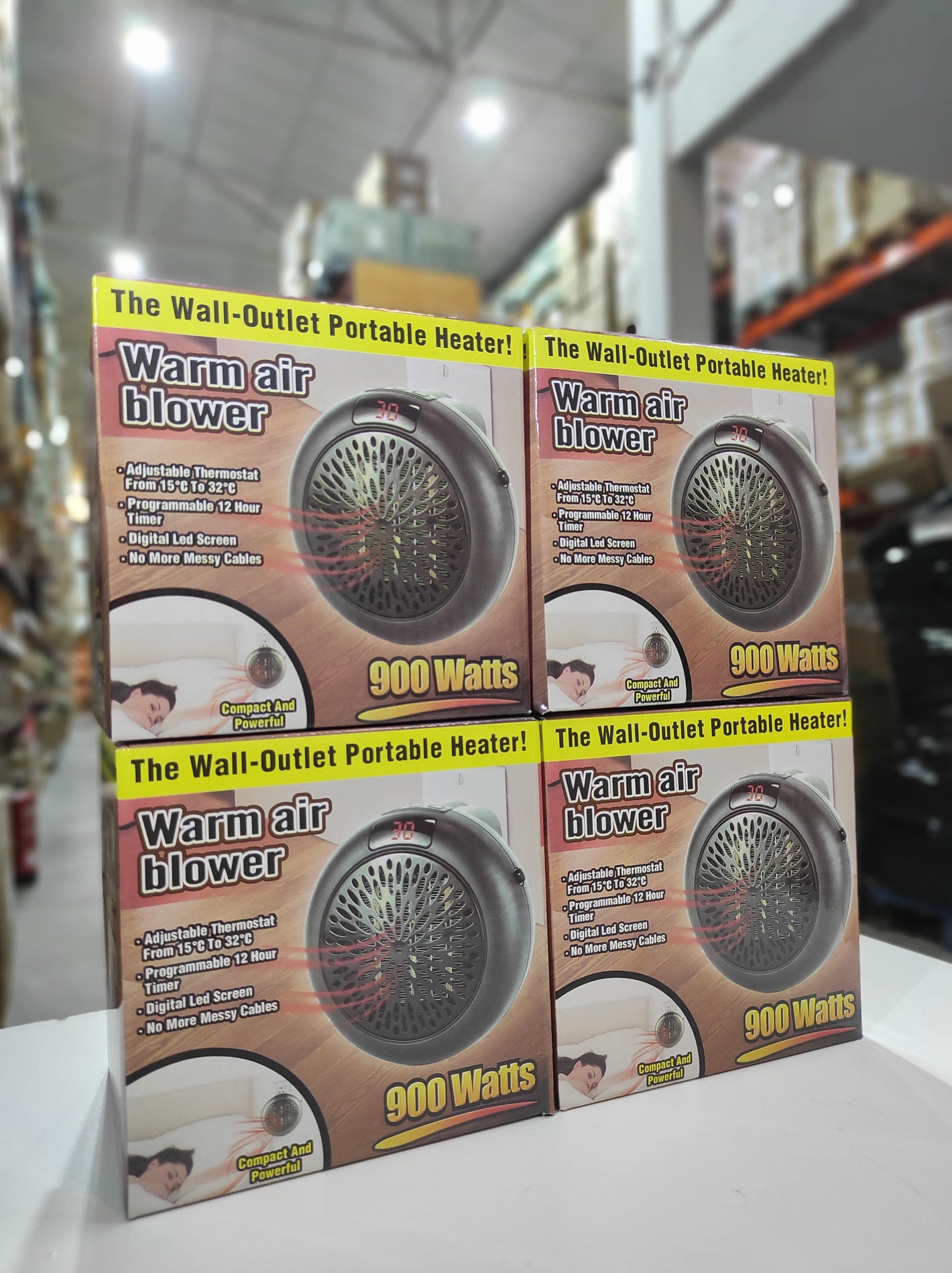 Calefactor Redondo Portátil 900 Watts negro/blanco - additional image 14