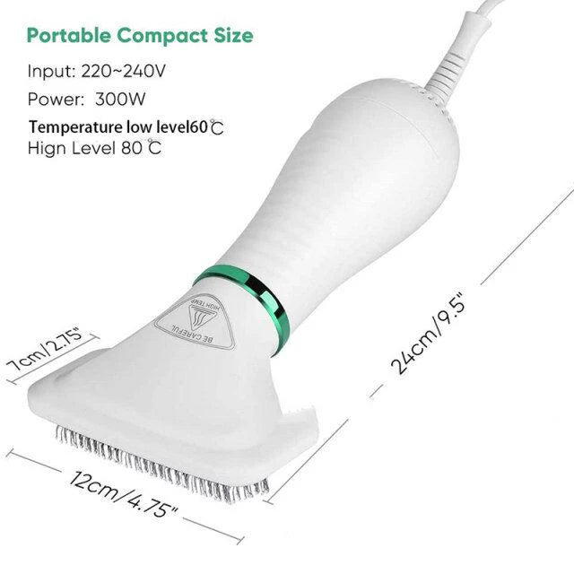 secador y peinador de mascotas 2 en 1.