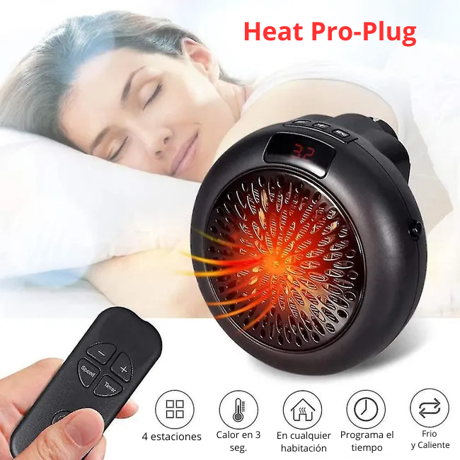 Heat pro-plug - Olvídate del frio sin subir tu factura de luz